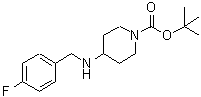 CAS#: 177948-43-5, 2-Methyl-2-Propanyl 4-[(4-Fluorobenzyl)Amino]-1-Piperidinecarboxylate