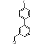 CAS 登录号：177976-33-9， 3-(氯甲基)-5-(4-氟苯基)吡啶