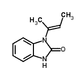 CAS 登录号：178042-32-5， 1-[(2E)-2-丁烯-2-基]-1,3-二氢-2H-苯并咪唑-2-酮