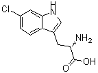 CAS 登录号：17808-21-8， 6-氯色氨酸