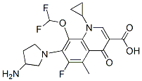 CAS#: 178174-19-1, 7-(3-Aminopyrrolidin-1-Yl)-1-Cyclopropyl-8-(Difluoromethoxy)-6-Fluoro-5-Methyl-4-Oxoquinoline-3-Carboxylic Acid