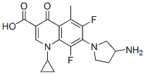 CAS#: 178233-18-6, 7-(3-Aminopyrrolidin-1-Yl)-1-Cyclopropyl-6,8-Difluoro-5-Methyl-4-Oxoquinoline-3-Carboxylic Acid