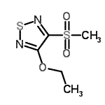 CAS 登录号：178368-42-8， 3-乙氧基-4-(甲基磺酰基)-1,2,5-噻二唑