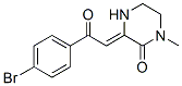 CAS 登录号：178408-21-4， (3Z)-3-[2-(4-溴苯基)-2-氧代乙亚基]-1-甲基哌嗪-2-酮