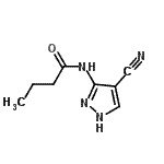 CAS#: 178613-52-0, N-(4-Cyano-1H-Pyrazol-3-Yl)Butanamide