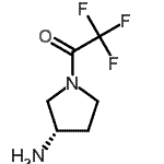 CAS#: 178688-08-9, 1-[(3S)-3-Amino-1-Pyrrolidinyl]-2,2,2-Trifluoroethanone