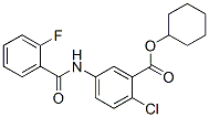 CAS#: 178870-05-8, Cyclohexyl 2-Chloro-5-[(2-Fluorobenzoyl)Amino]Benzoate