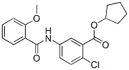 CAS#: 178870-09-2, Cyclopentyl 2-Chloro-5-[(2-Methoxybenzoyl)Amino]Benzoate