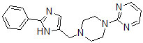 CAS#: 178928-68-2, 2-[4-[(2-Phenyl-3H-Imidazol-4-Yl)Methyl]Piperazin-1-Yl]Pyrimidine