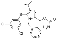 CAS#: 178979-85-6, [5-(3,5-Dichlorophenyl)Sulfanyl-4-Propan-2-Yl-1-(Pyridin-4-Ylmethyl)Imidazol-2-Yl]Methyl Carbamate