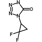 CAS#: 179101-26-9, 1-(2,2-Difluorocyclopropyl)-4H-Tetrazol-5-One