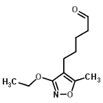 CAS#: 179169-95-0, 5-(3-Ethoxy-5-Methyl-1,2-Oxazol-4-Yl)Pentanal