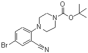 CAS#: 179250-25-0, 2-Methyl-2-Propanyl 4-(4-Bromo-2-Cyanophenyl)-1-Piperazinecarboxylate