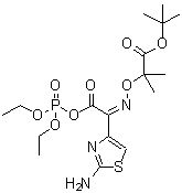 CAS#: 179258-52-7, 2-Methyl-2-Propanyl (7Z)-7-(2-Amino-1,3-Thiazol-4-Yl)-4-Ethoxy-10,10-Dimethyl-6-Oxo-3,5,9-Trioxa-8-Aza-4-Phosphaundec-7-En-11-Oate 4-Oxide