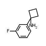 CAS#: 179411-86-0, 1-(3-Fluorophenyl)Cyclobutan-1-Amine