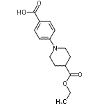 CAS 登录号：179487-86-6， 4-(4-乙氧羰基-1-哌啶基)苯甲酸