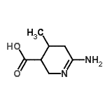 CAS 登录号：179686-87-4， 6-氨基-4-甲基-2,3,4,5-四氢-3-吡啶羧酸