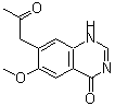 CAS 登录号：179688-02-9， 6-甲氧基-7-(2-氧代丙基)-4(1H)-喹唑啉酮