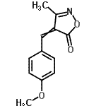 CAS#: 17975-46-1, 4-(4-Methoxybenzylidene)-3-Methyl-1,2-Oxazol-5(4H)-One