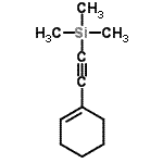 CAS#: 17988-44-2, (1-Cyclohexen-1-Ylethynyl)(Trimethyl)Silane