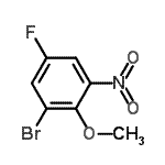 CAS 登录号：179897-92-8， 1-溴-5-氟-2-甲氧基-3-硝基苯