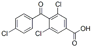 CAS 登录号：179999-39-4， 3,5-二氯-4-(4-氯苯甲酰基)苯甲酸