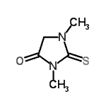 CAS 登录号：1801-62-3， 1,3-二甲基-2-硫代-4-咪唑烷酮