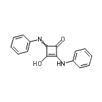 CAS 登录号：18019-52-8， 2-苯胺基-3-羟基-4-(苯基亚胺)-2-环丁烯-1-酮