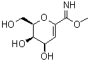 CAS 登录号：180336-28-1， (2R,3R,4R)-3,4-二羟基-2-(羟基甲基)-3,4-二氢-2H-吡喃-6-甲亚氨酸甲酯