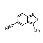 CAS#: 180343-64-0, 3-Methyl-2,1-Benzoxazole-5-Carbonitrile