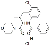 CAS#: 18053-32-2, N-[3-Chloro-2-[[Methyl[2-Morpholino-2-Oxoethyl]Amino]Methyl]Phenyl]Benzamide Hydrochloride