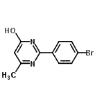 CAS 登录号：180606-52-4， 2-(4-溴苯基)-6-甲基-4(1H)-嘧啶酮