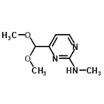CAS#: 180869-38-9, 4-(Dimethoxymethyl)-N-Methyl-2-Pyrimidinamine