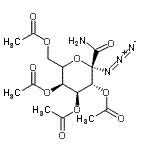 CAS#: 180904-09-0, (2R,3R,4S,5S)-6-(Acetoxymethyl)-2-Azido-2-Carbamoyltetrahydro-2H-Pyran-3,4,5-Triyl Triacetate
