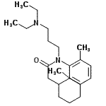 CAS 登录号：18095-82-4， 2-环己基-N-[3-(二乙基氨基)丙基]-N-(2,6-二甲基苯基)乙酰胺