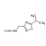 CAS 登录号：180990-32-3， 3-(异氰酸甲基)-5-异丙基-1,2,4-恶二唑