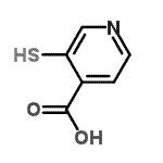 CAS 登录号：18103-75-8， 3-硫基异烟酸