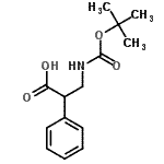 CAS#: 181140-88-5, 3-({[(2-Methyl-2-Propanyl)Oxy]Carbonyl}Amino)-2-Phenylpropanoic Acid