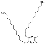 CAS 登录号：181144-60-5， 1,2-二(十二烷氧基)-4,5-二碘苯