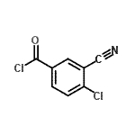 CAS#: 181283-43-2, 4-Chloro-3-Cyanobenzoyl Chloride
