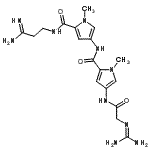 CAS#: 18133-22-7, N-{5-[(3-Amino-3-Iminopropyl)Carbamoyl]-1-Methyl-1H-Pyrrol-3-Yl}-4-[(N-Carbamimidoylglycyl)Amino]-1-Methyl-1H-Pyrrole-2-Carboxamide