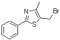 CAS#: 181424-15-7, 5-(Bromomethyl)-4-Methyl-2-Phenyl-1,3-Thiazole