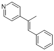 CAS 登录号：18150-12-4， 4-(1-甲基-2-苯基乙烯基)吡啶