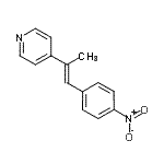 CAS 登录号：18150-20-4， 4-[(1E)-1-(4-硝基苯基)-1-丙烯-2-基]吡啶