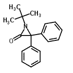 CAS#: 18150-78-2, 1-(2-Methyl-2-Propanyl)-3,3-Diphenyl-2-Aziridinone