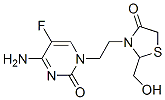 CAS 登录号：181507-37-9， 4-氨基-5-氟-1-[2-[2-(羟基甲基)-4-氧代-1,3-噻唑烷-3-基]乙基]嘧啶-2-酮