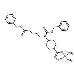 CAS#: 181629-57-2, 2-Methyl-2-Propanyl 4-{[(Benzyloxy)Carbonyl][5-(Benzyloxy)-5-Oxopentyl]Amino}-1-Piperidinecarboxylate