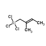 CAS#: 18163-57-0, Trichloro[(2E)-2-Methyl-2-Buten-1-Yl]Silane