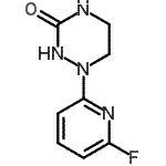 CAS#: 181881-31-2, 1-(6-Fluoro-2-Pyridinyl)-1,2,4-Triazinan-3-One