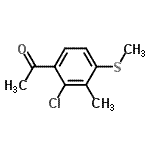 CAS#: 181997-71-7, 1-[2-Chloro-3-Methyl-4-(Methylsulfanyl)Phenyl]Ethanone
